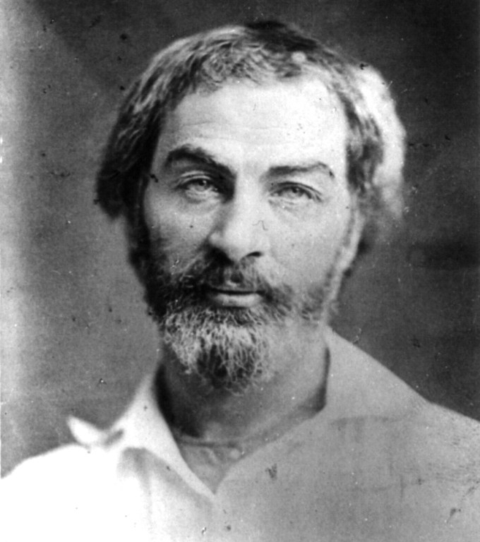 Walt Whitman circa 1854 (Library of Congress)
