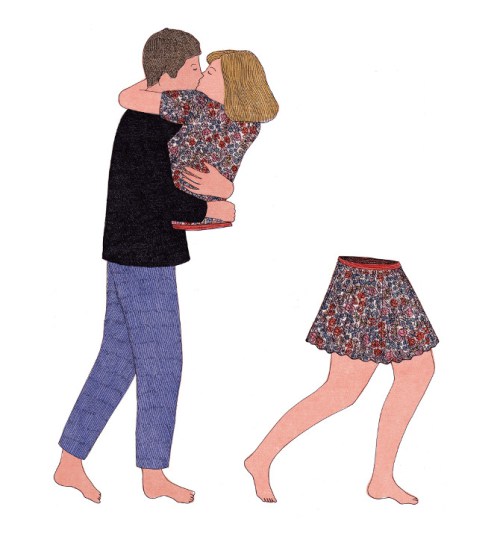 Art from In Pieces by Marion Fayolle , a wordless exploration of human relationships